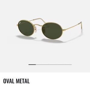 Oval Metal Ray Ban